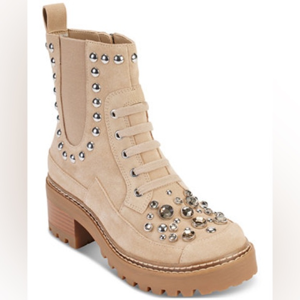 NWOB Karl Lagerfeld Breck Studded Boots sz 5